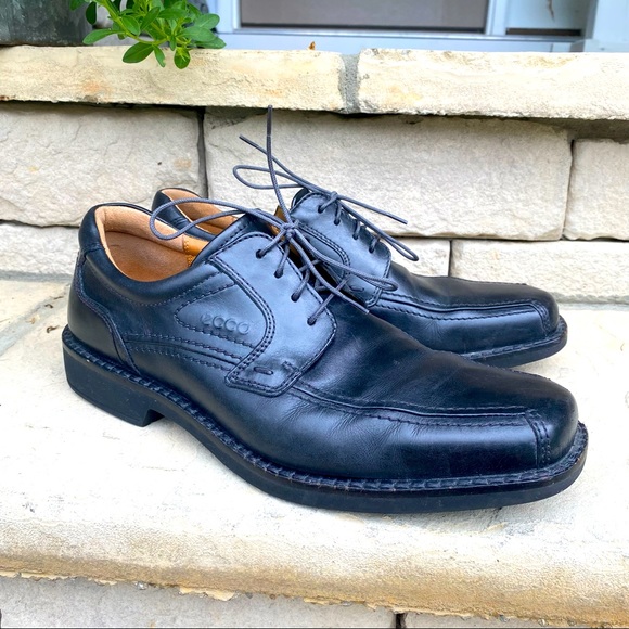 Ecco Other - ECCO SEATTLE TIE MEN'S square toe box DRESS SHOE Sz 42